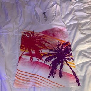 Palm Tree Tank Top - Like New